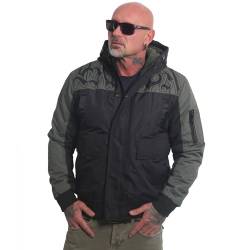 Yakuza Herren Noggin Ultimate Winterjacke, Schwarz/Grün, M von Yakuza