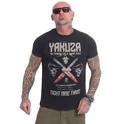 Yakuza Herren Sharp Knife T-Shirt, Schwarz, 3XL von Yakuza