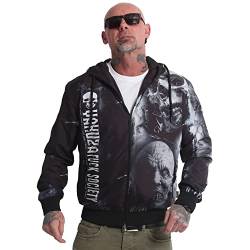 Yakuza Herren Waiting Death V02 Windbreaker, Schwarz, 3XL von Yakuza