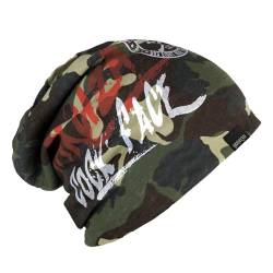 Yakuza Unisex Cock Face Beanie Mütze, Camouflage, Einheitsgröße von Yakuza