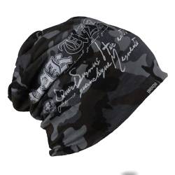 Yakuza Unisex Rookie Beanie Mütze, Camouflage Grey, Einheitsgröße von Yakuza