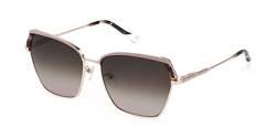 Yalea Damen GAFAS DE SOL Sonnenbrille, Shiny Copper Gold mit farbigen Teilen, 59/15/135 von Yalea