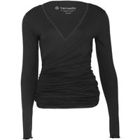 Yamadhi Yoga-Wickeljacke Yoga Wickeljacke, Viskose, Schwarz XL von Yamadhi