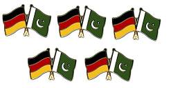 5er Pack Deutschland - Pakistan Freundschaftspin Yantec Pin Flagge von Yantec Pins
