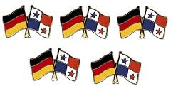 5er Pack Deutschland - Panama Freundschaftspin Yantec Pin Flagge von Yantec Pins