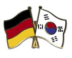 5er Pack Deutschland - Südkorea Freundschaftspin Yantec Pin Flagge von Yantec Pins