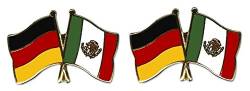 Yantec Freundschaftspin 2er Pack Deutschland Mexico Pin Anstecknadel Doppelflaggenpin von Yantec Pins