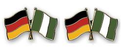 Yantec Freundschaftspin 2er Pack Deutschland Nigeria Pin Anstecknadel Doppelflaggenpin von Yantec Pins