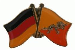 Yantec Freundschaftspin Deutschland-Bhutan Pin Flagge von Yantec Pins