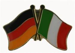 Yantec Freundschaftspin Deutschland-Italien Pin Flagge von Yantec Pins