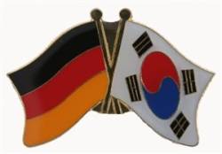 Yantec Freundschaftspin Deutschland-Südkorea Pin Flagge von Yantec Pins