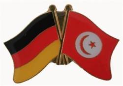 Yantec Freundschaftspin Deutschland-Tunesien Pin Flagge von Yantec Pins