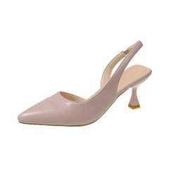 YaoFafa2178 Sommerliche Französische Zehenschuhe mit Hohen Absätzen für Damen, Modische und Einfache Stiletto-Schuhe mit Spitzer Zehenpartie,Purple,US6.5 EU38 von YaoFafa2178