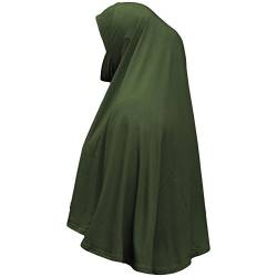 Fertiger Hijab aus einem Stück, al Amira, XL, mit Kinnbedeckung Gr. Einheitsgröße , khaki von Yaqeen aparell