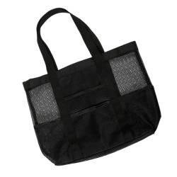 Yardwe Strand Aufbewahrungstasche Reisetaschen Aus Mesh Hängender Kulturbeutel Toilettenartikel-Organizer Mesh-kosmetikhandtasche Mesh-Tuch Spielzeug Kind Polyester von Yardwe