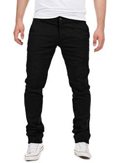 Yazubi - Baumwoll Chino Herren Hose - Business Chinohosen - Männer Stretch Stoffhosen Dustin, Schwarz (Black 4R194008), W33/L36 von Yazubi