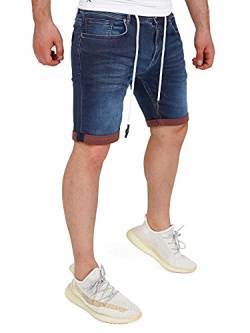 Yazubi Bequeme Hose Kurz Herren Shorts Sommer Men Jeans mit Taschen Stylisch Joginghosen Modern Summer Cotton Man Henry, Blau (Peacoat 193920), W31 von Yazubi