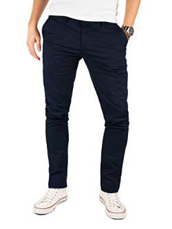 Yazubi - Blaue Chino Herrenhosen - Chinohose Kyle by Yzb Jeans - Männer Baumwoll Stoffhose Mit Stretch, Blau (Night Sky 4R193924), W29/L32 von Yazubi