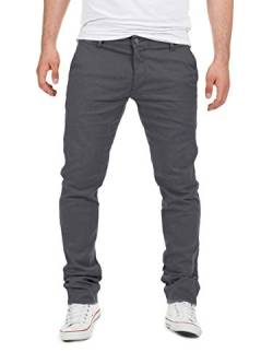 Yazubi Dustin - Chino Hosen Für Herren - Chino Jeans Slim Fit - Business Chinohosen Mit Stretch, Grau (Magnet 4R193901), W33/L38 von Yazubi