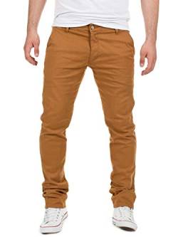 Yazubi Dustin - Herren Chino Hose - Chinohose Aus Baumwolle - Männer Stoffhose, Braun (Camel Otter 181018), W31/L36 von Yazubi