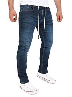 Yazubi Erik - Jogginghose Herren Jeans - Slim Fit Joggers Baumwolle - Stretch Jeanshose Für Männer, Dunkelblau (total Eclipse 194010), W34/L34 von Yazubi