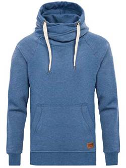 Yazubi Herren Kapuzenpullover Hoodie Leo, Blau (Bijou Blue 183921), M von Yazubi