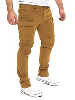 Yazubi Jayden - Cargo Jogger Herren Hosen - Männer Cargojeans - Baumwoll Cargohosen, Braun (Toffee 181031), W28/L30 von Yazubi