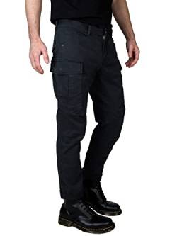 Yazubi Jayden - Cargohosen Für Männer - Arbeitshosen Herren - Cargo Jeans Slim Fit - Stretch Stoffhose, Blau (Deep Well 193713), W30/L32 von Yazubi