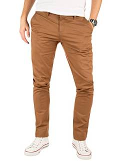 Yazubi Kyle - Braune Chino Herren Hose - Business Chinohose Für Männer - Stretch Chinojeans, Braun (Camel Otter 181018), W36/L32 von Yazubi