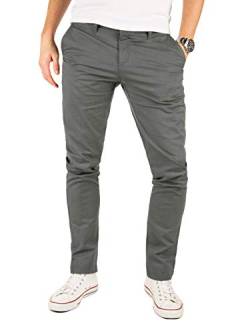 Yazubi Kyle - Chino Hosen Für Herren - Graue Business Chinohosen Mit Stretch - Slim Fit Chino Aus Baumwolle, Grau (Magnet 4R193901), W29/L30 von Yazubi