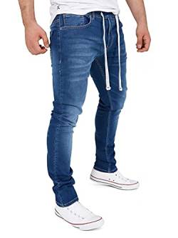 Yazubi Steve Jeanshosen Männer - Mens Sweatpants - Herren Hose Stretch Jeans Sweatpants Steve Relaxhose, Blau (Insignia Bl. 194028), W30/L34 von Yazubi