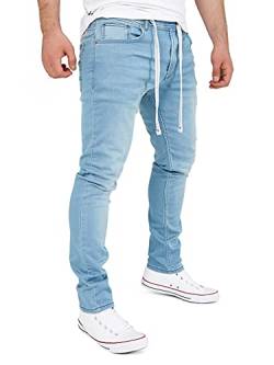 Yazubi Steve - Männer Stretch Jeans - Hosen Für Herren Jogginghose - Slim Fit Joggers Loose Relaxhose, Blau (Ashley Blue 164013), W29/L32 von Yazubi