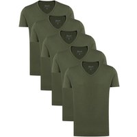 Yazubi T-Shirt modisches Shirt Mythic (Spar-Set, 5er-Pack) bequemes T-shirt mit V-Ausschnitt von Yazubi