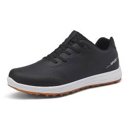 Golfschuhe Herren Outdoor Wasserdicht Atmungsaktiv Anti-Rutsch-Golfschuhe für Männer und Frauen von Ybberik