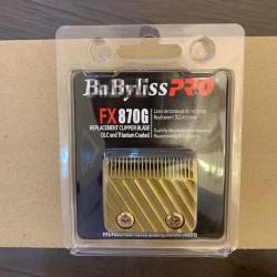 Ersatzklinge für BaBylissPRO Modelle, Gold Titanium Ersatzklinge kompatibel mit Babyliss Clipper Blades (FX870G) von Ycxydr