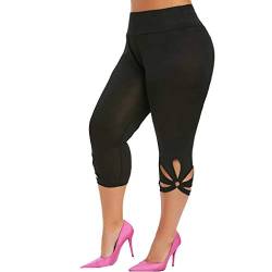 Ydsxlp Jogginghose Damen Damen 3/4 Länge Leggings Casual Modal Caprihose Strumphosen Stretch Pants Casual Caprihose Strumphosen Stretch Pants Fitness Capri Yoga Pants von Ydsxlp