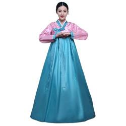 Yellcn Koreanische Mode alte Kostüme Frauen Hanbok Kleid traditionelle Party Asian Palace Cosplay Performance Kleidung (Color : Color2, Size : XL) von Yellcn