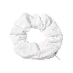 Elastisches Haarband mit Tasche, versteckt, langlebig, weich, kreativ, geeignet für den täglichen Gebrauch, Straße, Hochzeit, Party, Geschenk für Frauen und Mädchen (weiß) von Yelschwa