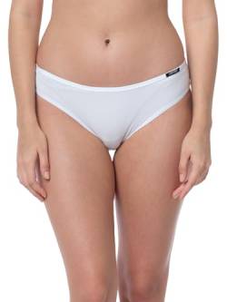 Yenita 3er Set Damen Basic Unterwäsche-Collection, Bikini-Slip, Weiss, Gr. L von Yenita