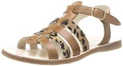 Yep Bilbao, Mädchen Sandalen, Braun (Cognac/Girafe), 29 EU von Yep