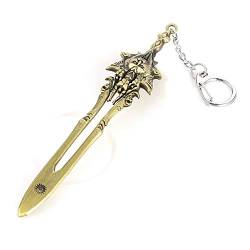 God War Kratos Klinge des Olympus Schlüsselanhänger Schwert Schlüsselanhänger Anhänger, bronze, One size von Yerdos