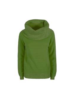 Yes-zee Rollkragenpullover Damen Blau M054 BT00, grün, S von Yes-zee