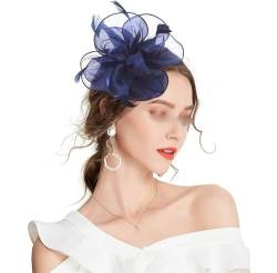 Damen-Kopfbedeckung, Cocktail, Teeparty, Hüte, Hochzeit, Haarschmuck, Feder-Haarbänder von Yeuyyben