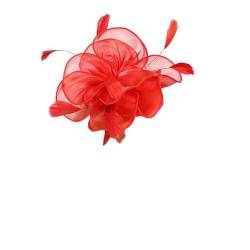 Mädchen-Blumen-Netz-Stirnband, Hochzeit, Feder-Blume, Stirnband, Cocktail, Teeparty, Kopfbedeckung, Fascinator, Hüte von Yeuyyben