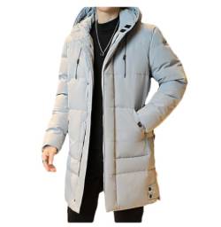 Yeuyyben Männer Winter Lange Warme Dicke Kapuze Parkas Jacke Mantel Herbst Outwear Klassische Tasche Parka Plus Größe von Yeuyyben