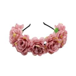 Braut-Stirnbänder mit Blumenmuster, Blumengirlanden, Haarkranz, Brautblume für Hochzeit, Blumenstirnbänder für Damen von Yfenglhiry