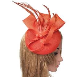 Damenhut für Kirche, Taufhut, Netz-Stirnband, Fascinator, Hut für Pferderennen, Rollenspiele, Haardekoration, Teeparty, Hochzeit, Kopfschmuck, Haarschmuck, formelle Veranstaltung, Stirnband von Yfenglhiry