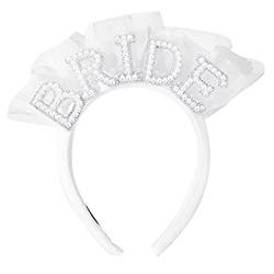 Perlen-Stirnband für die Braut, Brautparty, zukünftige Braut, Geschenk, Junggesellinnenabschied, Kopfschmuck, Hochzeit, Verlobung, Haarschmuck, Braut-Stirnband, Junggesellinnenabschied, Perlen, von Yfenglhiry