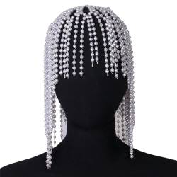 Stilvolle Kopfbedeckung, Perlen, Quasten, Kopfschmuck, modische Kopfkette, Kopfschmuck, Schmuck für modische Bankette, modischer Haarschmuck von Yfenglhiry