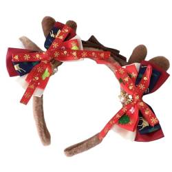 Weihnachts-Elch-Haarnadeln/Haarband, heiße Mädchen, Plüschbär, Handtasche, Weihnachten, Festival, Schleife, Haarspange für Kinder, Zöpfe, Weihnachts-Stirnbänder für Erwachsene, Weihnachts-Stirnbänder von Yfenglhiry